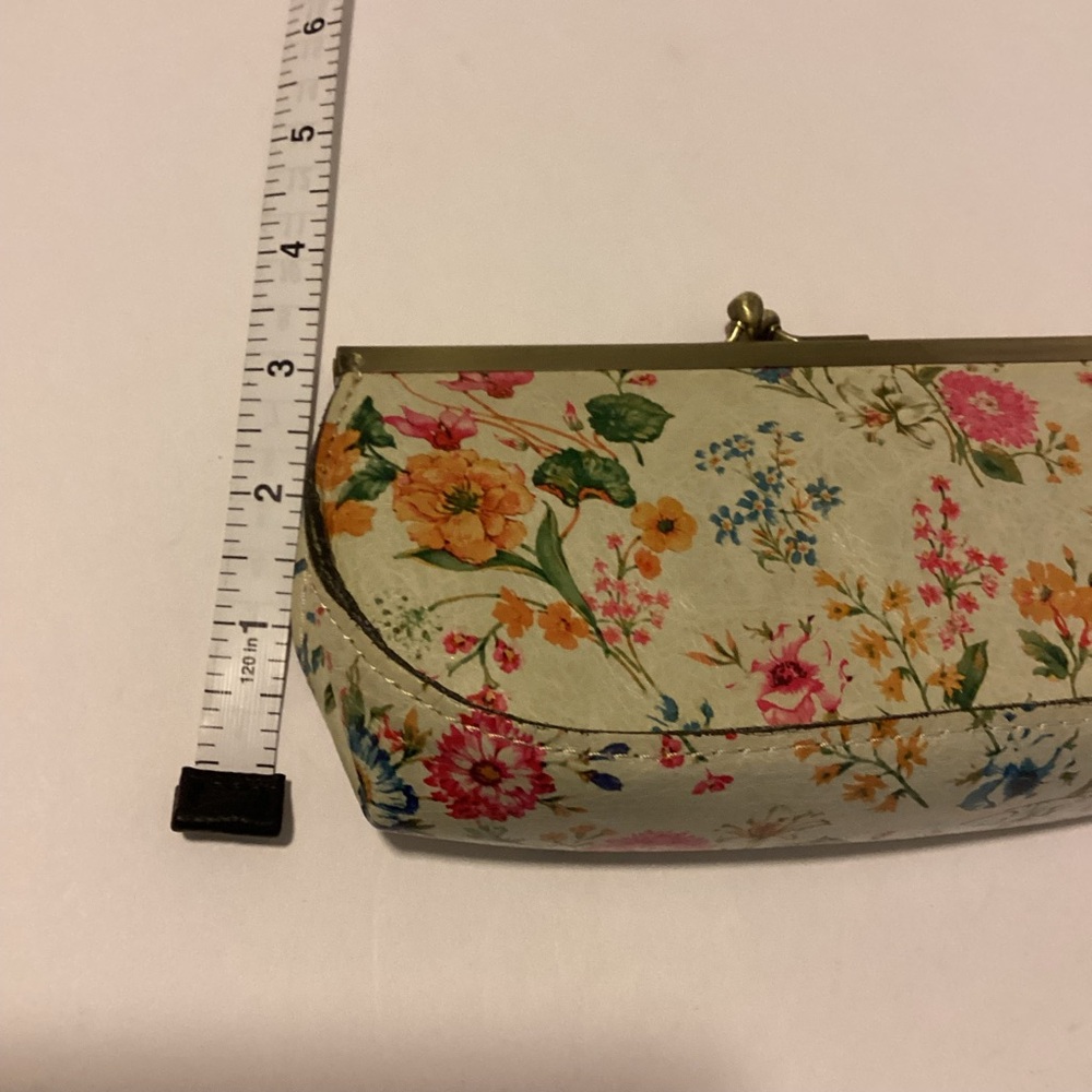 Patricia Nash Clutch Wallet Floal Print Leather KisslockTapestry - Picture 12 of 13